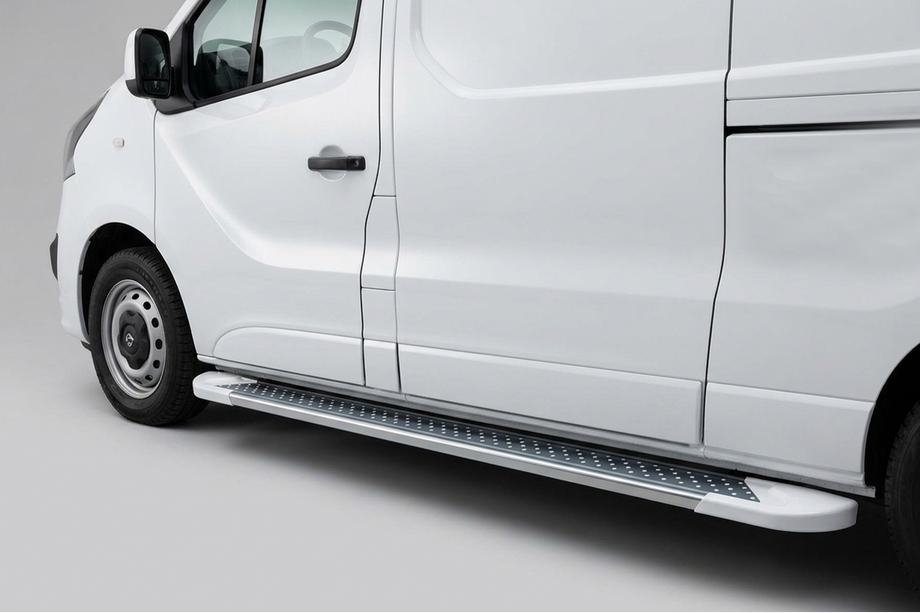 Renault Trafic 2015– Side steps Allmond White (2 st., aluminium) Image