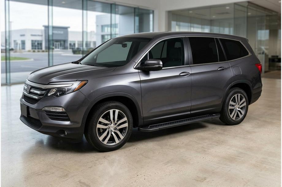 Honda Pilot 2015–2022 Allmond Black side steps (2 st., aluminium) Image