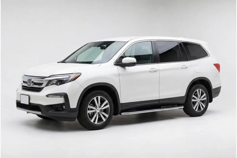 Honda Pilot 2015–2022 Maydos V1 zijtreden (set 2 stuks, aluminium + RVS) Image