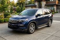 Honda Pilot 2015–2022 Rainbow zijtreden (set van 2, aluminium) foto 1