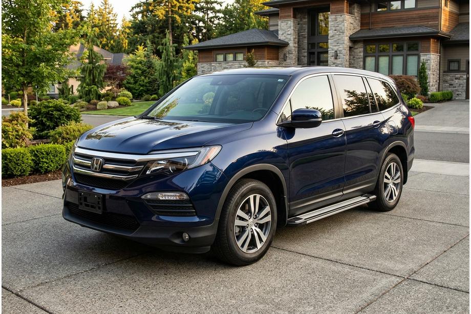 Honda Pilot 2015–2022 Rainbow zijtreden (set van 2, aluminium) Image