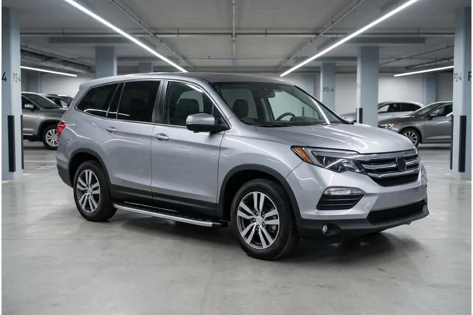 Honda Pilot 2015–2022 Fullmond side steps (2 stuks, aluminium) Image