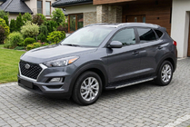 Hyundai Tucson TL 2016–2021 Duru side steps (2 stuks, aluminium) foto 1