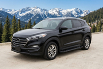 Hyundai Tucson TL 2016–2021 Zijtreden RedLine Black (2 stuks) foto 1