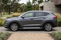 Hyundai Tucson TL 2016–2021 Rainbow zijtreden (set van 2, aluminium) foto 1