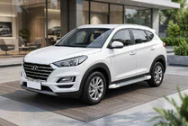 Hyundai Tucson TL 2016–2021 Side steps Allmond White (2 st., aluminium) foto 1