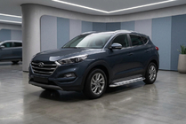 Hyundai Tucson TL 2016–2021 Maydos V2 side steps (set 2 st., aluminium/RVS) foto 1