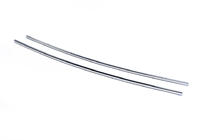 Nissan Qashqai 2007–2010 Sierstrips voor onderste grille (2 st., RVS) Carmos - Turks staal foto 3