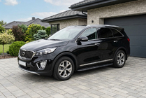 Kia Sorento III UM 2014–2020 Bosphorus Black side steps (2 st., aluminium) foto 1