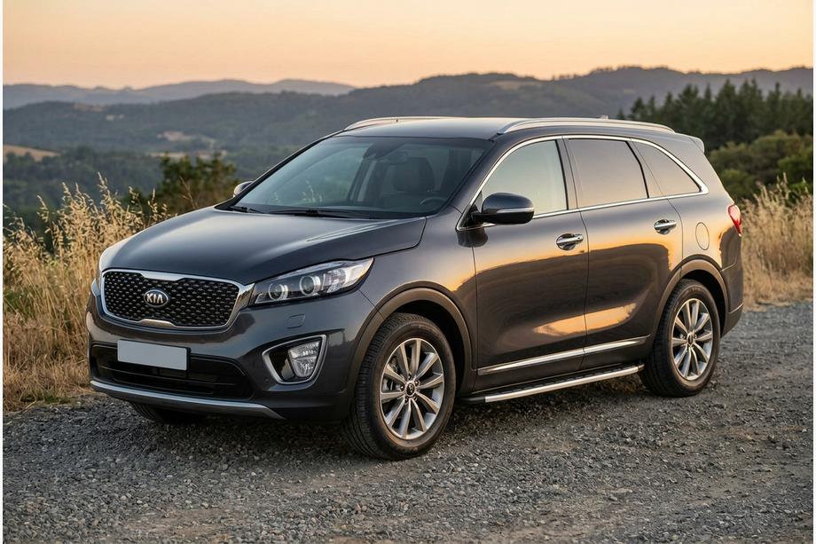 Kia Sorento III UM 2014–2020 Fullmond side steps (2 stuks, aluminium) Image