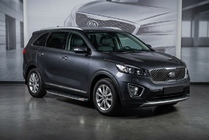 Kia Sorento III UM 2014–2020 BlackLine side steps (2 stuks, aluminium) foto 1
