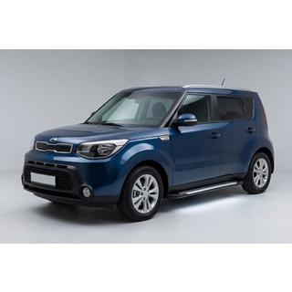 Side steps Line (2 stuks, aluminium) Kia Soul II 2013–2018 foto 1