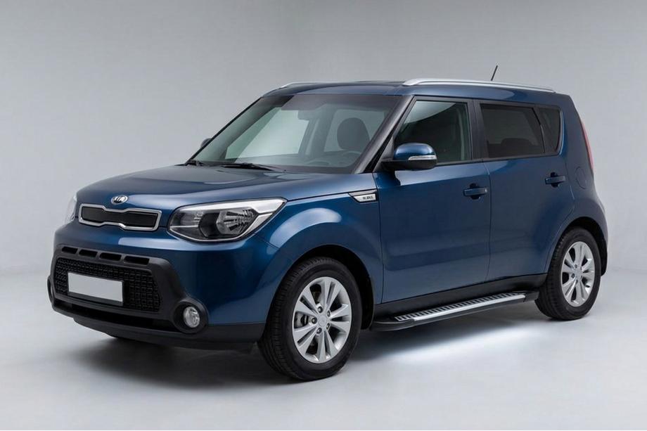 Kia Soul II 2013–2018 Side steps Line (2 stuks, aluminium) Image