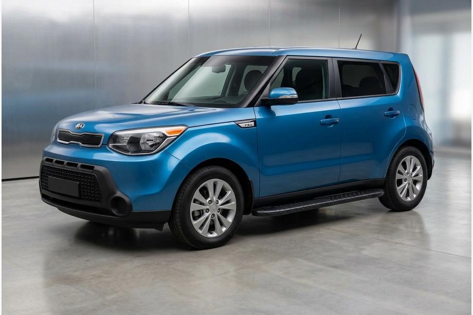 Kia Soul II 2013–2018 Bosphorus Black side steps (2 st., aluminium) Image