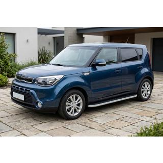 Side steps Tayga Grey (set van 2, aluminium) Kia Soul II 2013–2018 foto 1