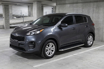Kia Sportage 2015–2021 Maydos V1 side steps (set van 2, aluminium/RVS) foto 1