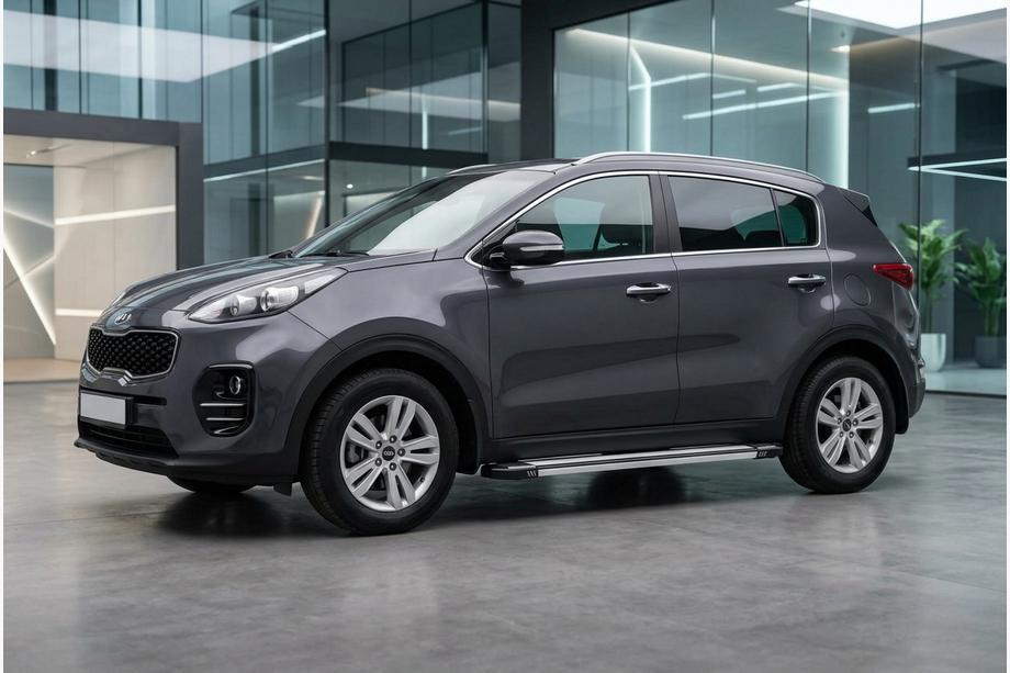 Kia Sportage 2015–2021 Rainbow side steps (2 stuks, aluminium) Image
