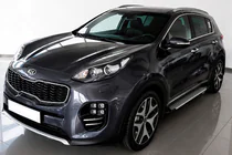 Kia Sportage 2015–2021 Side steps Allmond Grey (2 stuks, aluminium) foto 1