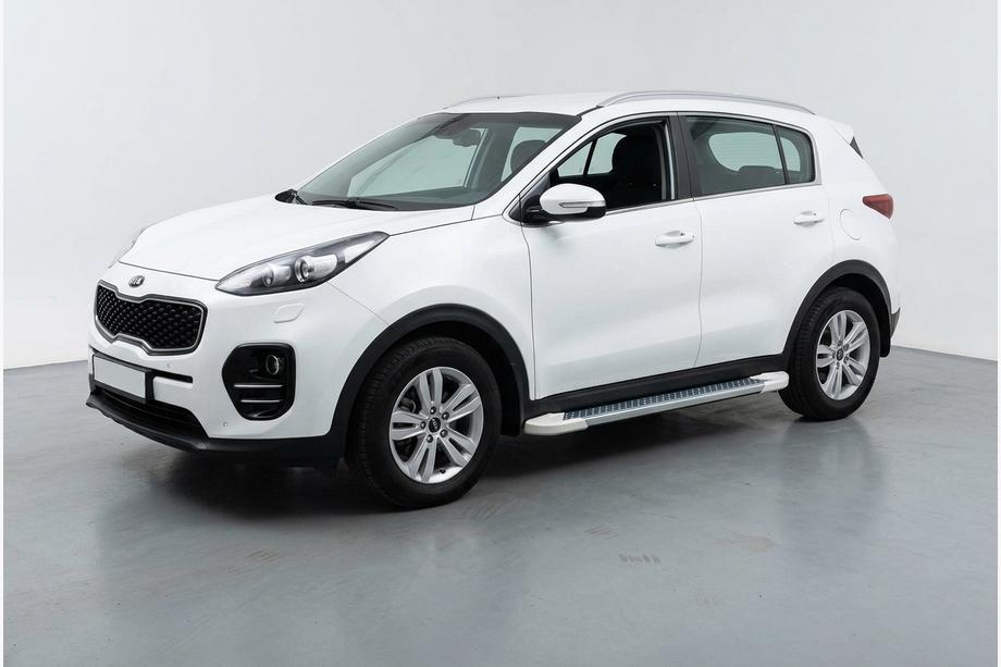 Kia Sportage 2015–2021 Allmond White zijtreden (2 st., aluminium) Image