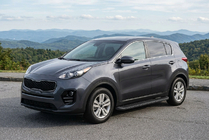 Kia Sportage 2015–2021 Side steps Tayga Black (2 stuks, aluminium) foto 1