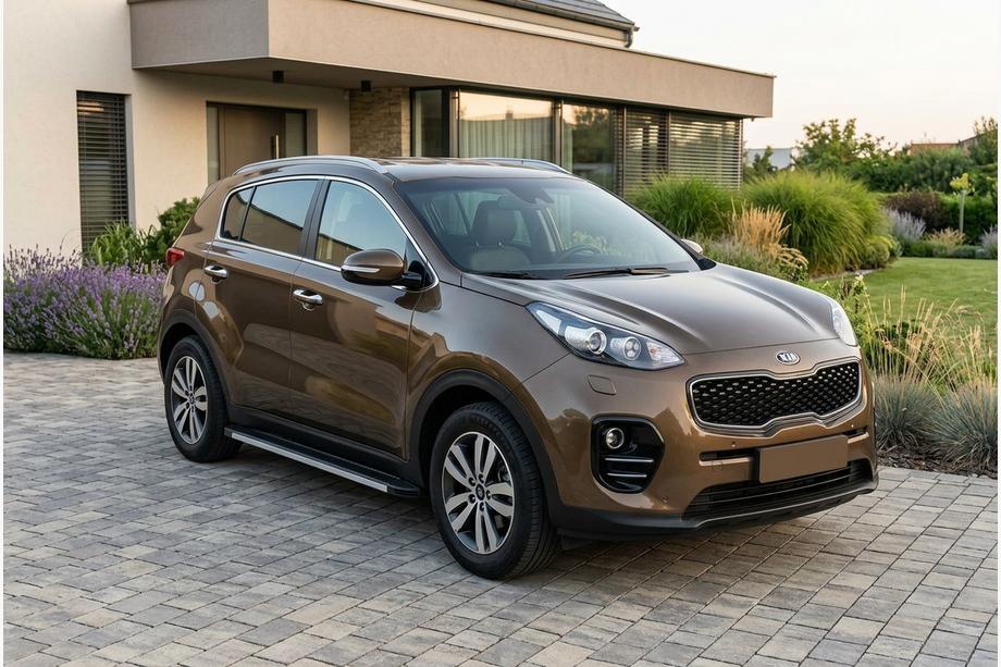 Kia Sportage 2015–2021 Side steps Maya V1 (2 stuks, aluminium) Image