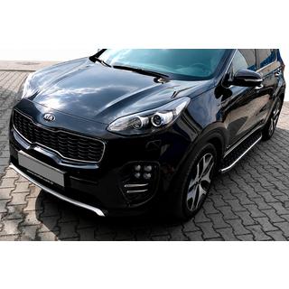BlackLine zijsteps (2 stuks, aluminium) Kia Sportage 2015–2021 foto 1