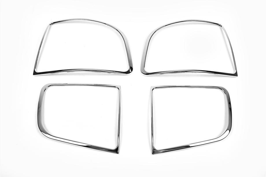 Volkswagen Touareg 2002–2010 Achterlichtcovers 2003-2008 (2 stuks, kunststof) Foto 2