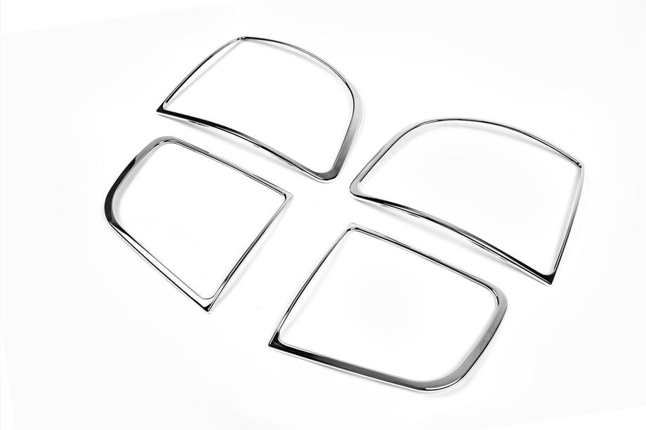 Volkswagen Touareg 2002–2010 Achterlichtcovers 2003-2008 (2 stuks, kunststof) Foto 3