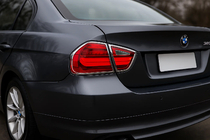 BMW 3-serie E90/E91 2005–2011 Achterlicht afdekkappen (2 stuks, kunststof) foto 1