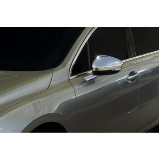 Spiegelkappen (2 stuks, RVS) Peugeot 508 2010–2018 foto 3