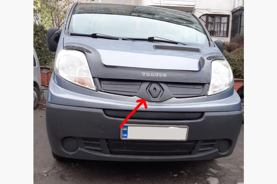Renault Trafic 2001–2015 Winter bovenste grille-afdekking 2001-2007, Mat Image