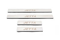 Volkswagen Jetta 2011–2018 Carmos V1 RVS instaplijsten (set 4 stuks) foto 1