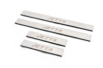 Volkswagen Jetta 2011–2018 Carmos V1 RVS instaplijsten (set 4 stuks) foto 2