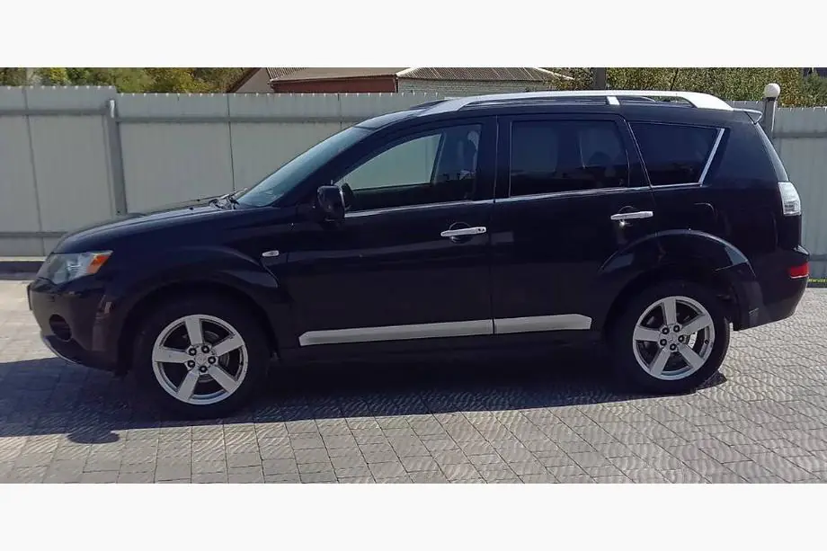 Mitsubishi Outlander 2006–2012 Raamomlijsting (8-delig, RVS) Image