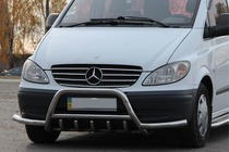 Mercedes Vito W639 2004–2014 Bullbar WT003 met zijbeugels (RVS) foto 3