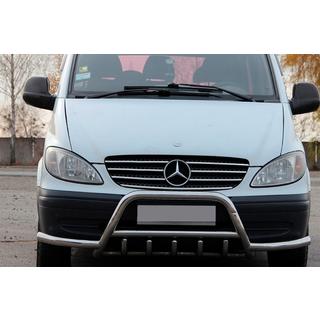 Bullbar WT003-Plus met zijbeugels (RVS) foto 1