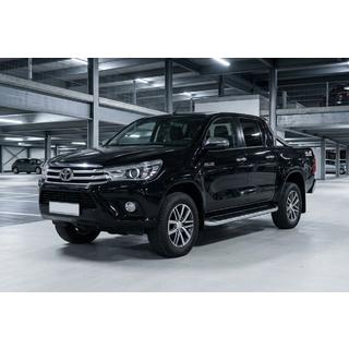 Side steps Tayga Grey (set van 2, aluminium) Toyota Hilux 2015– foto 1