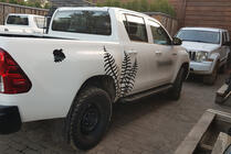 Toyota Hilux 2015– Allmond Black zijtreden (2 st., aluminium) foto 5