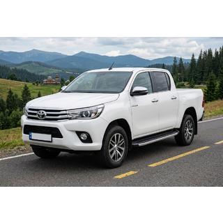 Fullmond side steps (2 stuks, aluminium) Toyota Hilux 2015– foto 1