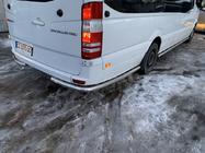 Volkswagen Crafter 2006–2016 Side pipes achter het achterwiel, hoekig (2 stuks, RVS) Lang foto 9