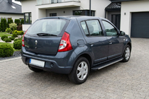 Renault Sandero 2007–2013 Side steps Maya V1 (2 stuks, aluminium) foto 1