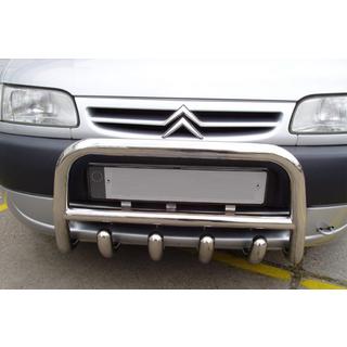 Bullbar QT006 (RVS) Citroen Berlingo 1996–2008