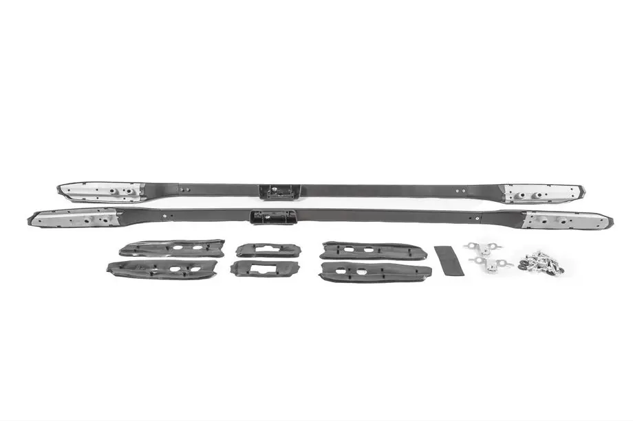 Toyota Land Cruiser Prado 150 2009–2023 Dakrails origineel design (zwart, 2 stuks) Foto 7