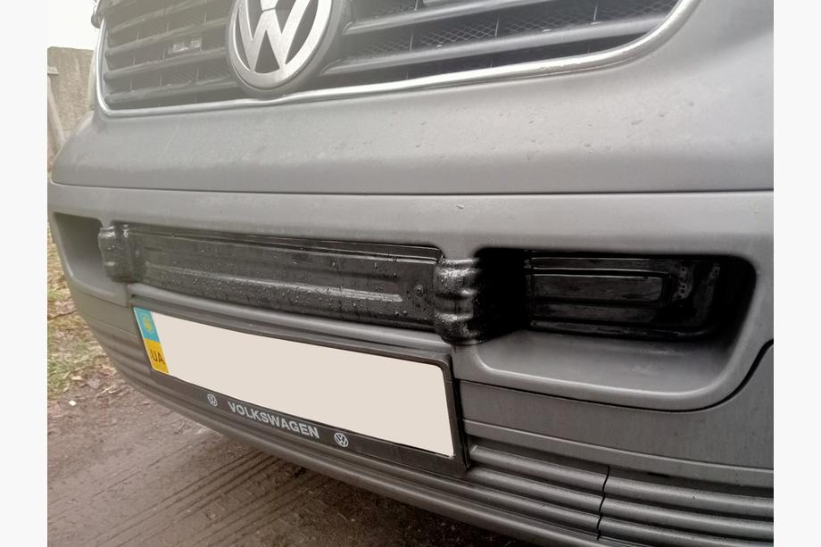 Volkswagen T5 Transporter 2003–2010 Onderste grille-afdekking (volledig) Glanz Image