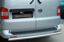 Volkswagen Caddy 2010–2015 Achterbeugel (2 stuks, RVS) foto 1