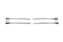 Volkswagen T5 2010–2015 Gescheiden grille-afdekstrips (Carmos, 4 stuks, RVS) foto 2