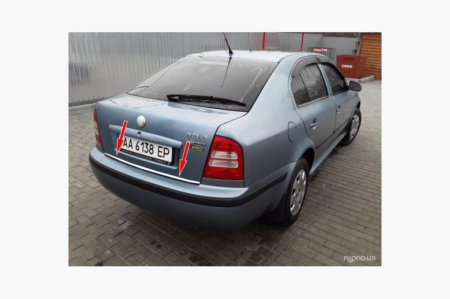 Skoda Octavia I Tour A4 1996–2010 RVS kofferbakrand Image