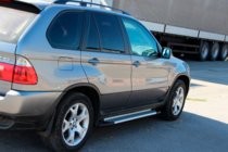 BMW X5 E53 1999–2006 Side steps Allmond Grey (set van 2, aluminium) foto 5