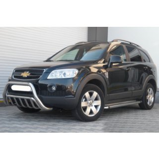 Voorste bullbar WT002 (RVS) Chevrolet Captiva 2006–2019 foto 2