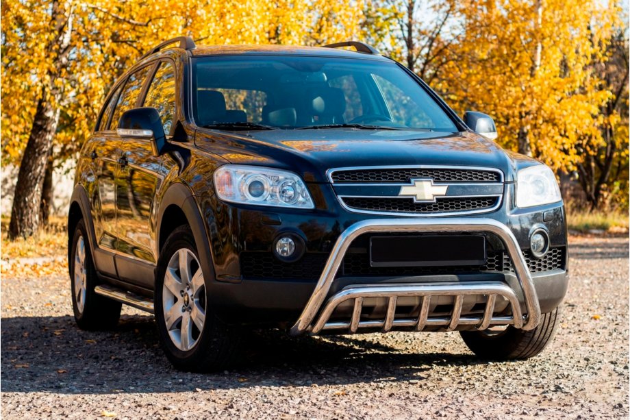 Chevrolet Captiva 2006–2019 Voorste bullbar WT002 (RVS) Image